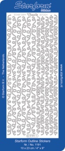 Starform stickervel randje goud 1191 (Locatie: H200)