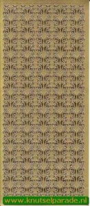 Stickervel goud randjes 986 (Locatie: M39 )