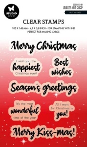 Studio Light Clear Stamps Best Wishes BL-ES-STAMP491 (Locatie: bb006)