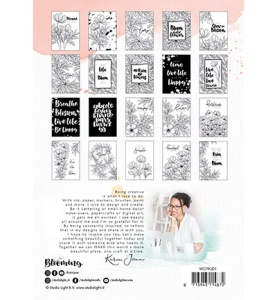 Studio Light Watercoloring pad A5 Karin Joan Blooming collection nr.01 20 vel WCPKJ01 - Img 2