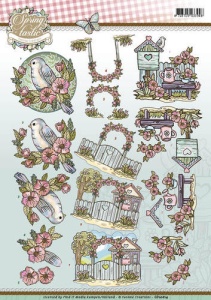 Yvonne Creations knipvel spring fantastic CD10814 (Locatie: 5517)
