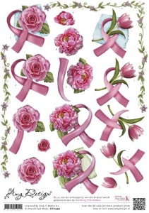 Amy Design knipvel Pink Ribbon CD10399 (Locatie: 2762)