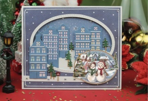Amy Design snijmal Christmas Houses ADD10303 (Locatie: nn248) - Img 2