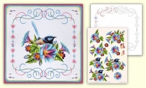 Ann's Paper Art bord.patr. + 3D vel + beschrijving 304 (Locatie: 5559)