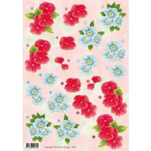 Anne Design knipvel bloemen 2472 (Locatie: 0317)