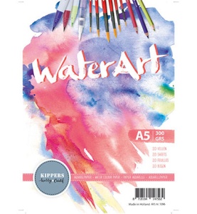 Aquarelpapier 20 vellen A5 300 grs. 1096