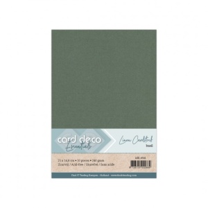 Card Deco linnen karton A5 Basil, 10 vel LKK-A541