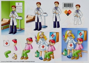 Carddeco knipvel dokter CD10006 (Locatie: 0814)