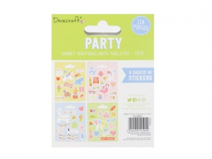 Dovecraft Party glitter stickerboek, 8 vel (Locatie: h448) - Img 2