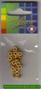 Eyelets oker geel 25 stuks nr. 20407/01 (Locatie: 1B )