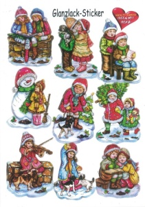 Glanssticker kinderen, A4 (Locatie: 4439)