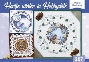 Hobbydols nr 207 Hartje winter in Hobbydots