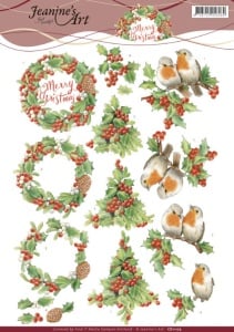 Jeanine's Art knipvel kerstmis CD11175 (Locatie: 4340)