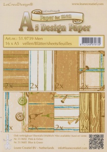 Le Crea Design, design paper, Men, A5 51.9739 (Locatie: s2)