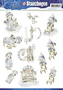 Le suh, decoupage sheet, christmas 777091 (Locatie: 2753)