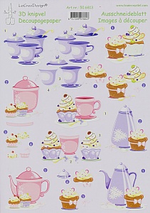 Leane Creatief knipvel koffie 506813 (Locatie: 0614)