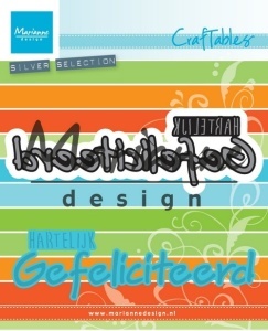 Marianne Design snijmal Hartelijk Gefeliciteerd CR1319 (Locatie: n047)