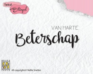 Nellie Snellen tekst stempel beterschap DTCS020 (Locatie: n07)