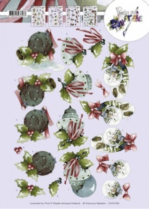 Precious Marieke knipvel kerstmis ornamenten CD10793 (Locatie: 0119)