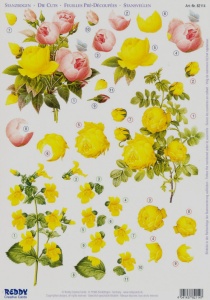 Reddy Creative Cards stansvel bloemen 82114 (Locatie: 1607)