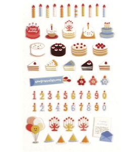 Stafil Mini Stickers verjaardag 740019-23 (Locatie: 1508)