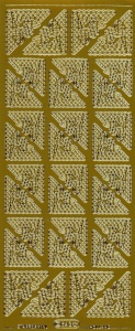 Starform sticker goud hoekjes 843 (Locatie: E190) - Img 2