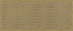 Starform sticker goud randje 1255 (Locatie: A258) - Img 2