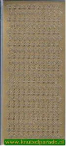 Starform sticker goud randjes met bellen 998 (Locatie: G034) - Img 2