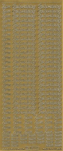 Starform sticker goud zum geburtstag 489 (Locatie: J407) - Img 2