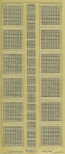 Starform stickervel goud 1078 (Locatie: f131) - Img 2