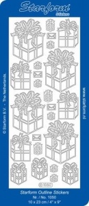 Starform stickervel pakjes goud 1050 (Locatie: PP178)