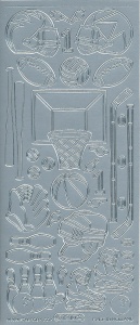 Starform stickervel sport zilver 1210 (Locatie: u208) - Img 2