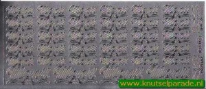Starform stickervel zilver menu 430 (Locatie: L87) - Img 2