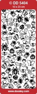 Stickervel dieren goud DD5404 (Locatie: C002) - Img 1