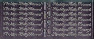 Stickervel zilver plechtige heilige vormsel (Locatie: Q92)