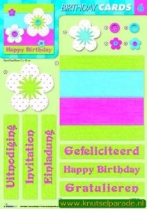 Studio Light Birthday cards 06 (Locatie: 947)