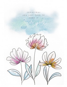 Studio Light Watercoloring pad A5 Karin Joan Blooming collection nr.01 20 vel WCPKJ01 - Img 3