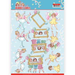 Yvonne Creations Bubbly Girls knipvel verjaardag CD11476 (Locatie: 2416)