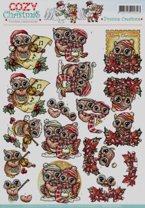 Yvonne Creations knipvel Cozy Christmas CD10546 (Locatie: 829)