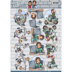 Yvonne Creations knipvel Wild Boys CD11010 (Locatie: 2588)