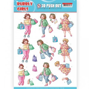 Yvonne Creations stansvel Bubbly Girls Shopping SB10347 (Locatie: 0506)