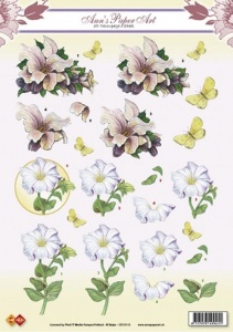 Ann's Paper Art knipvel bloemen CD10115 (Locatie: 1242)