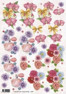 Anne Design knipvel bloemen/cadeau 2599 (Locatie: 2586)