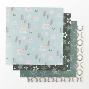 Arctic Wonder Paper Pad, 15,2x15,2 cm, 48 vel, 16 designs, FEPAD241X21 - Img 2