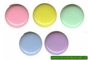 Brad rond pastel 25 stuks 20811/022 (Locatie: K2)