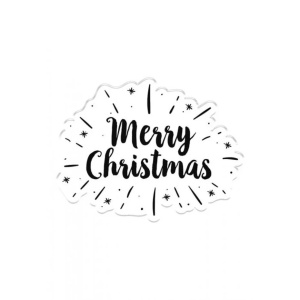 Crafter's Companion Clear Stamp Merry Christmas CC-CA-ST-MMC (Locatie: n046)