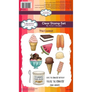 Creative Expressions Clear Stamp The Coolest CEC1097 (Locatie: z69)