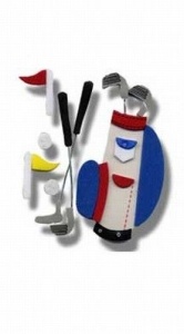Darice foam stickers Golf 1032-51 (Locatie: 1E )