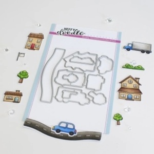 Heffy Doodle stempel en snijmal Home Sweet Home HFD0359 - Img 2