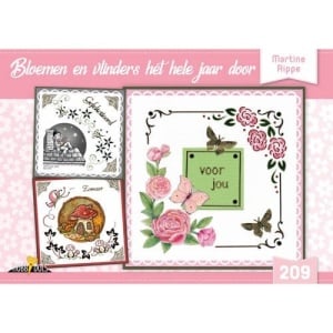 Hobbydols nr. 209 Bloemen en vlinders het hele jaar door